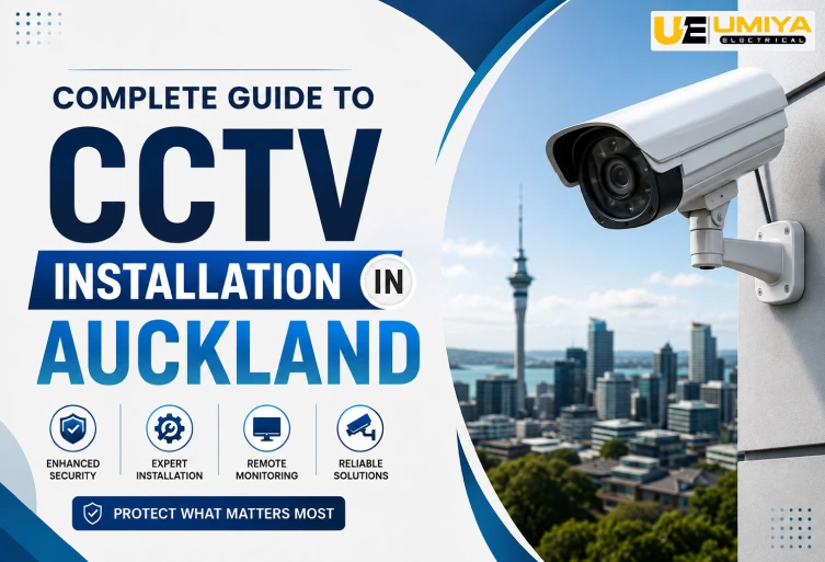 CCTV camera installation for home and business security in Auckland