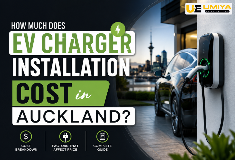 EV charger installation cost in Auckland home garage