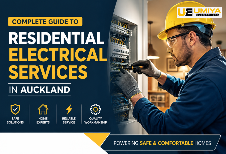 Residential Electrical Services in Auckland by Umiya Electrical